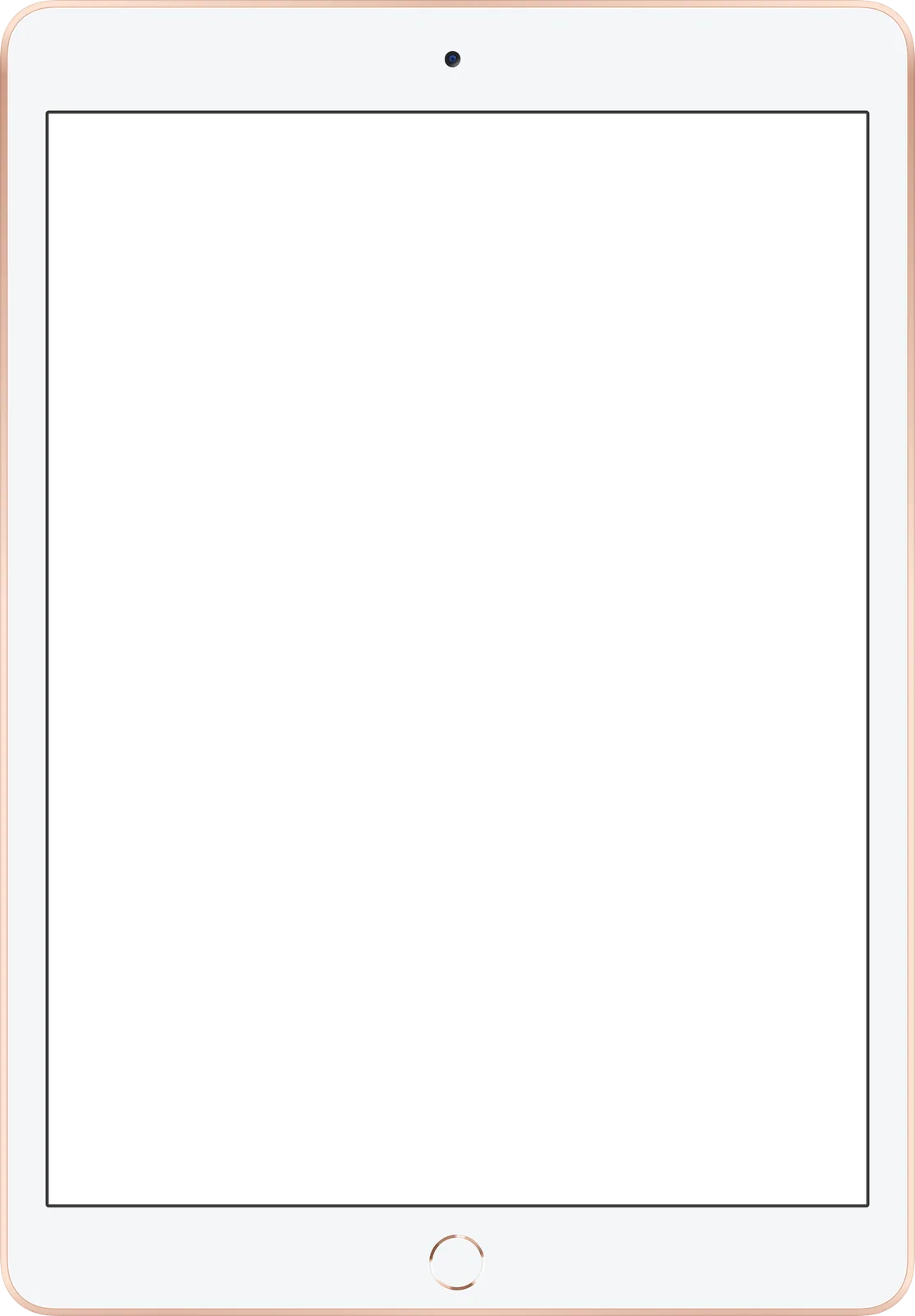Apple iPad mockup frame