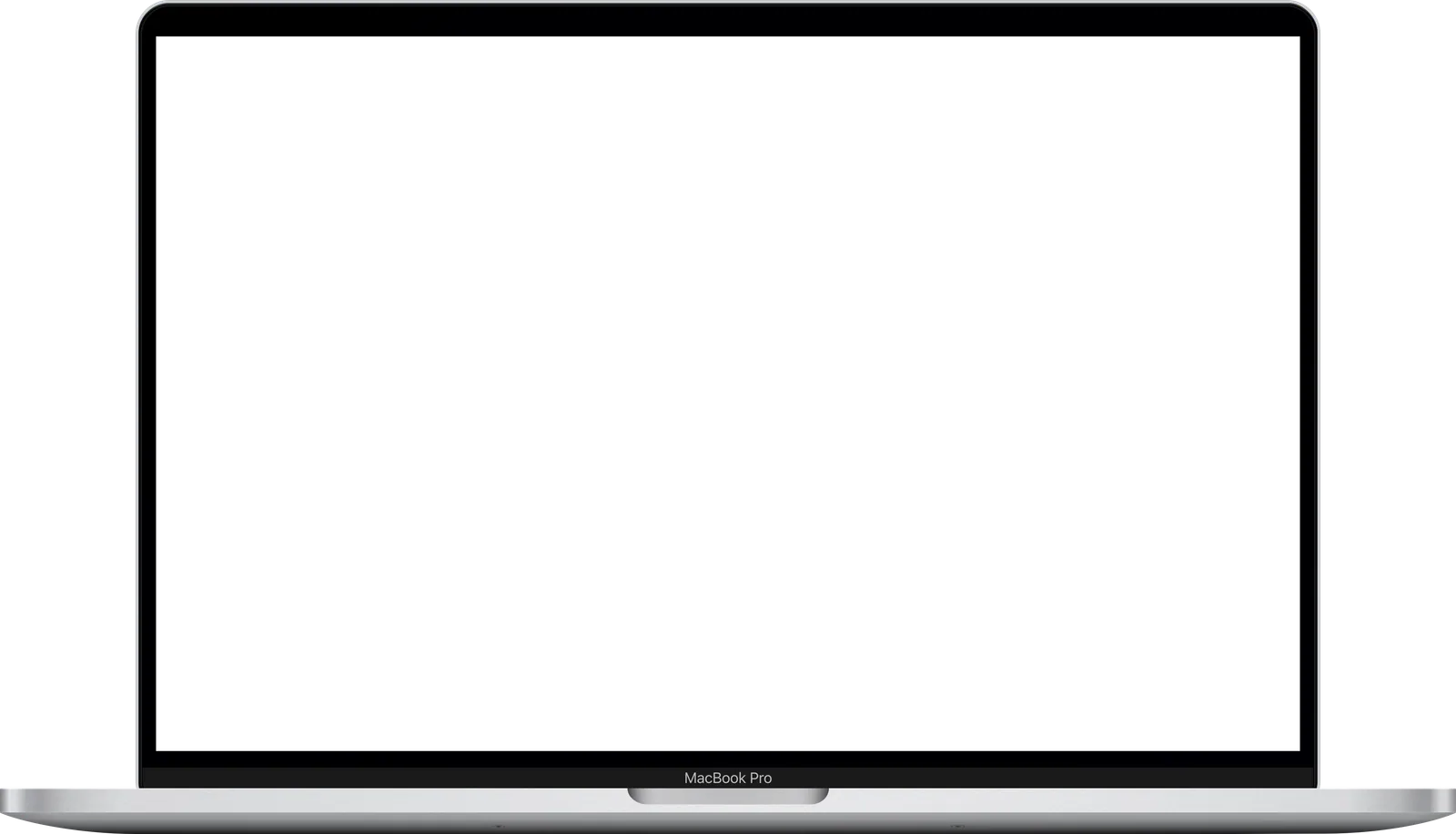 Apple MacBook Pro 16 mockup frame