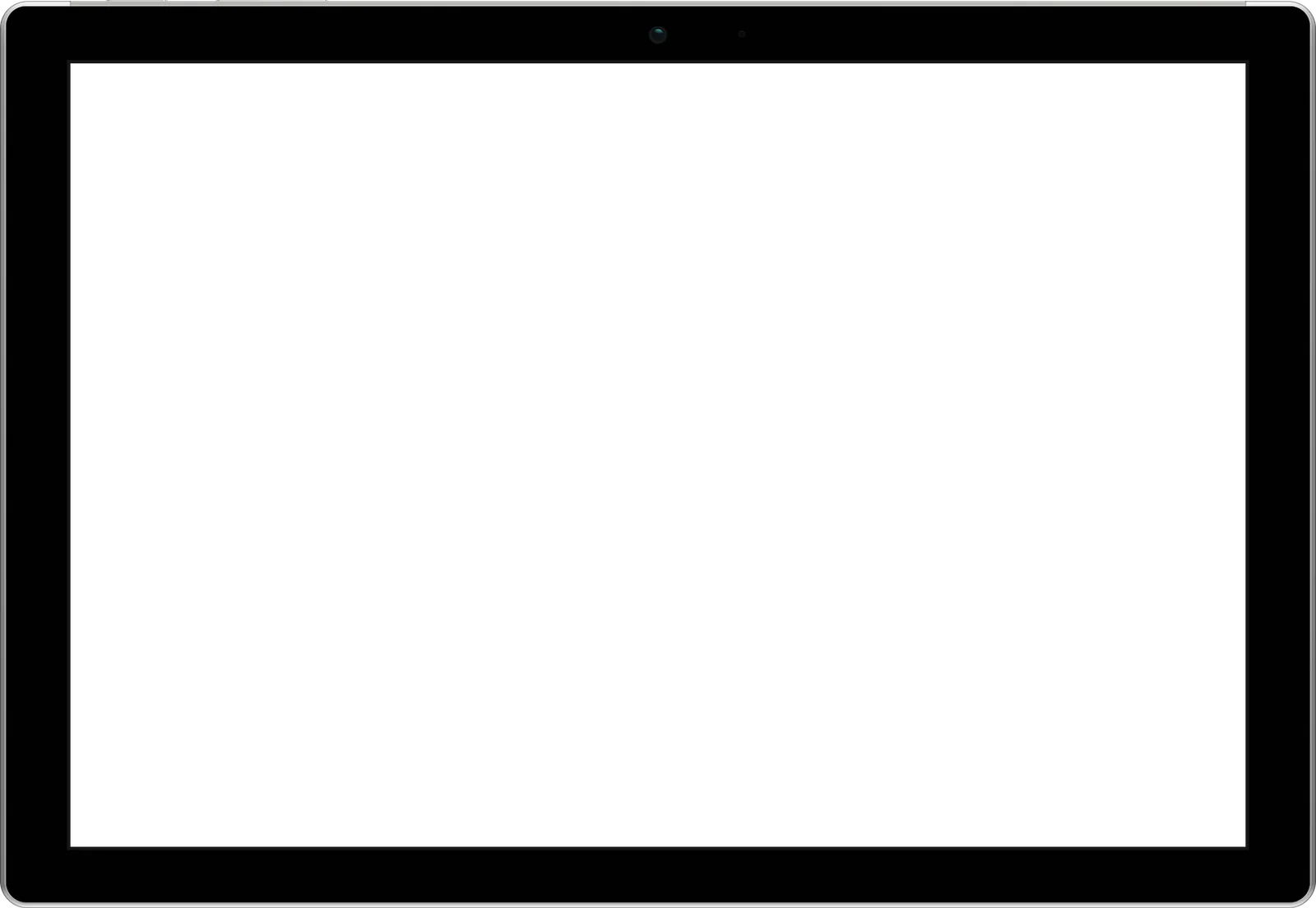 Microsoft Surface Pro 4 mockup frame