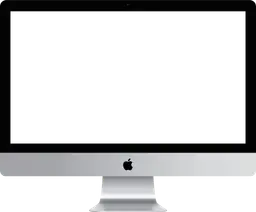 Apple iMac mockup