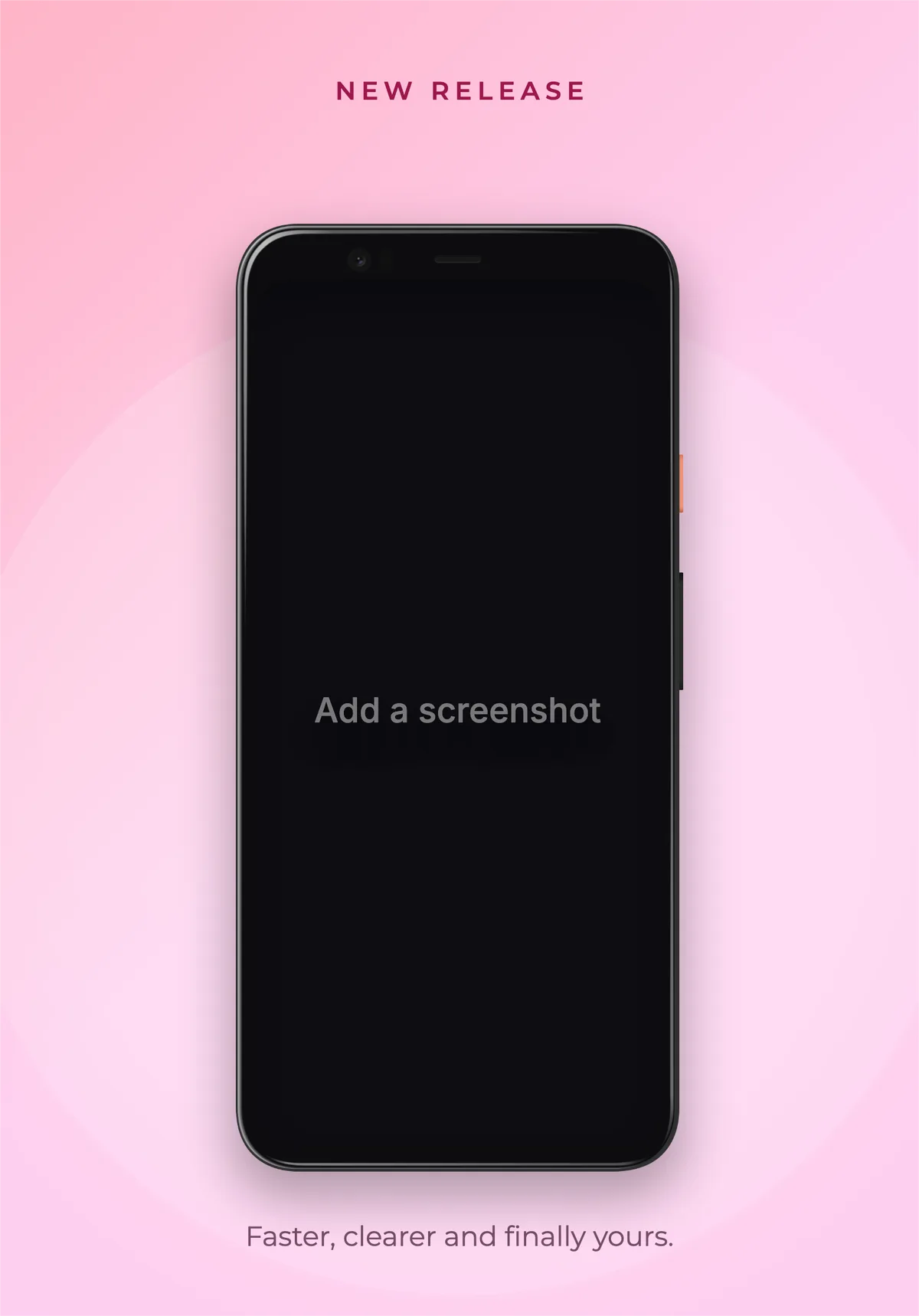 App Store iPad 11" · Minimal template preview