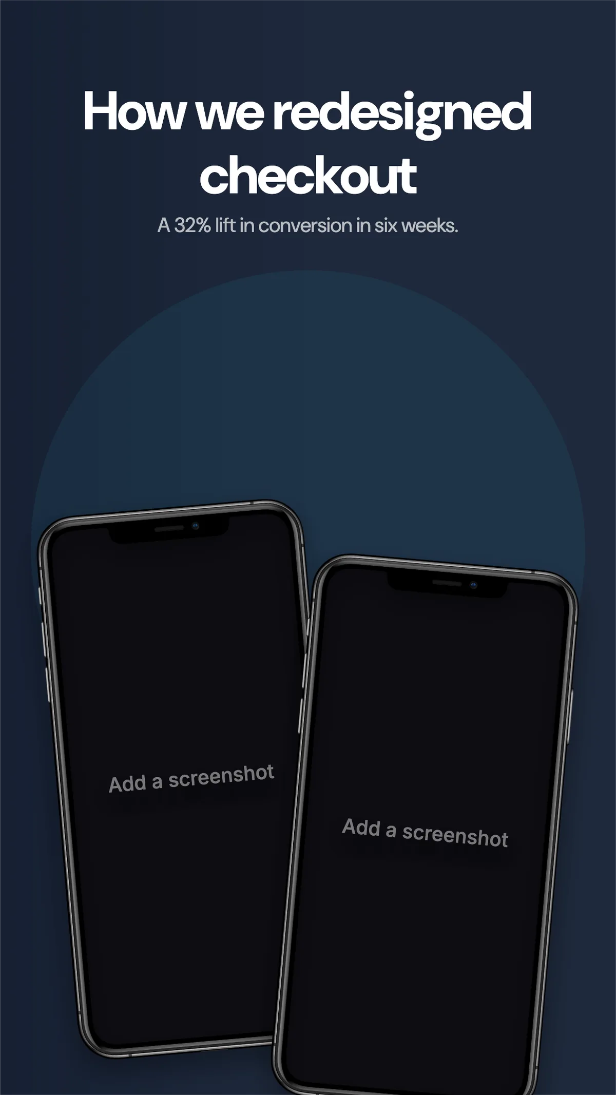 App Store iPhone 5.5" · Two phones template preview