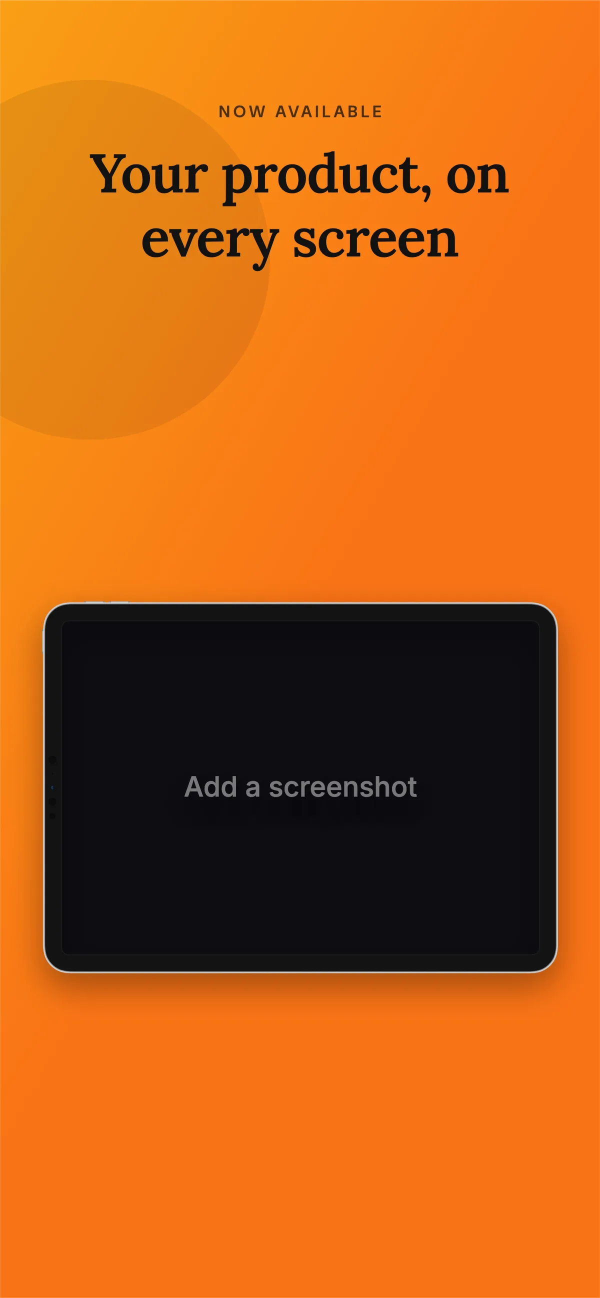 App Store iPhone 6.5" · Tablet template preview