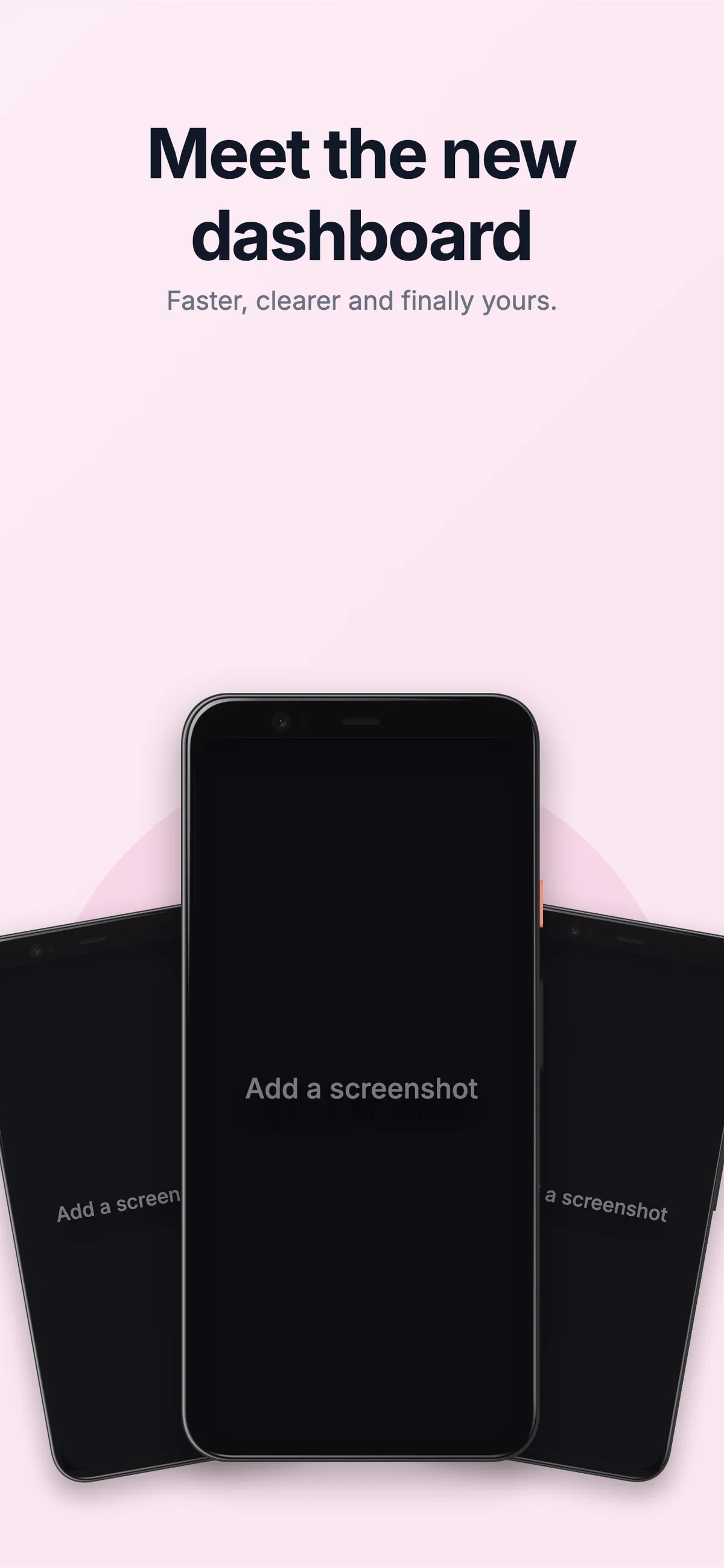 App Store iPhone 6.5" · Three phones template preview