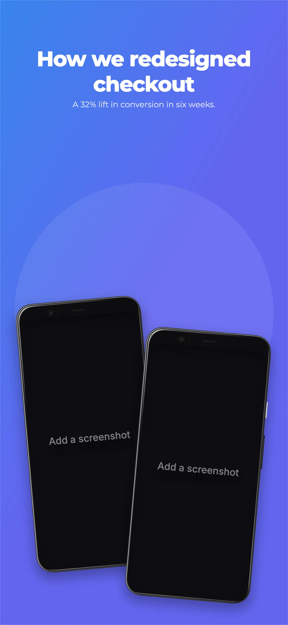 App Store iPhone 6.7" · Two phones template preview