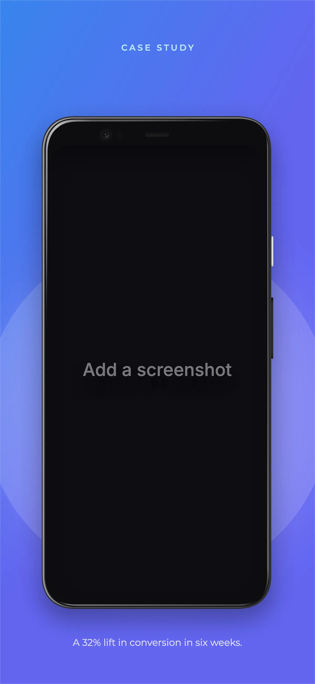 App Store iPhone 6.7" · Minimal template preview