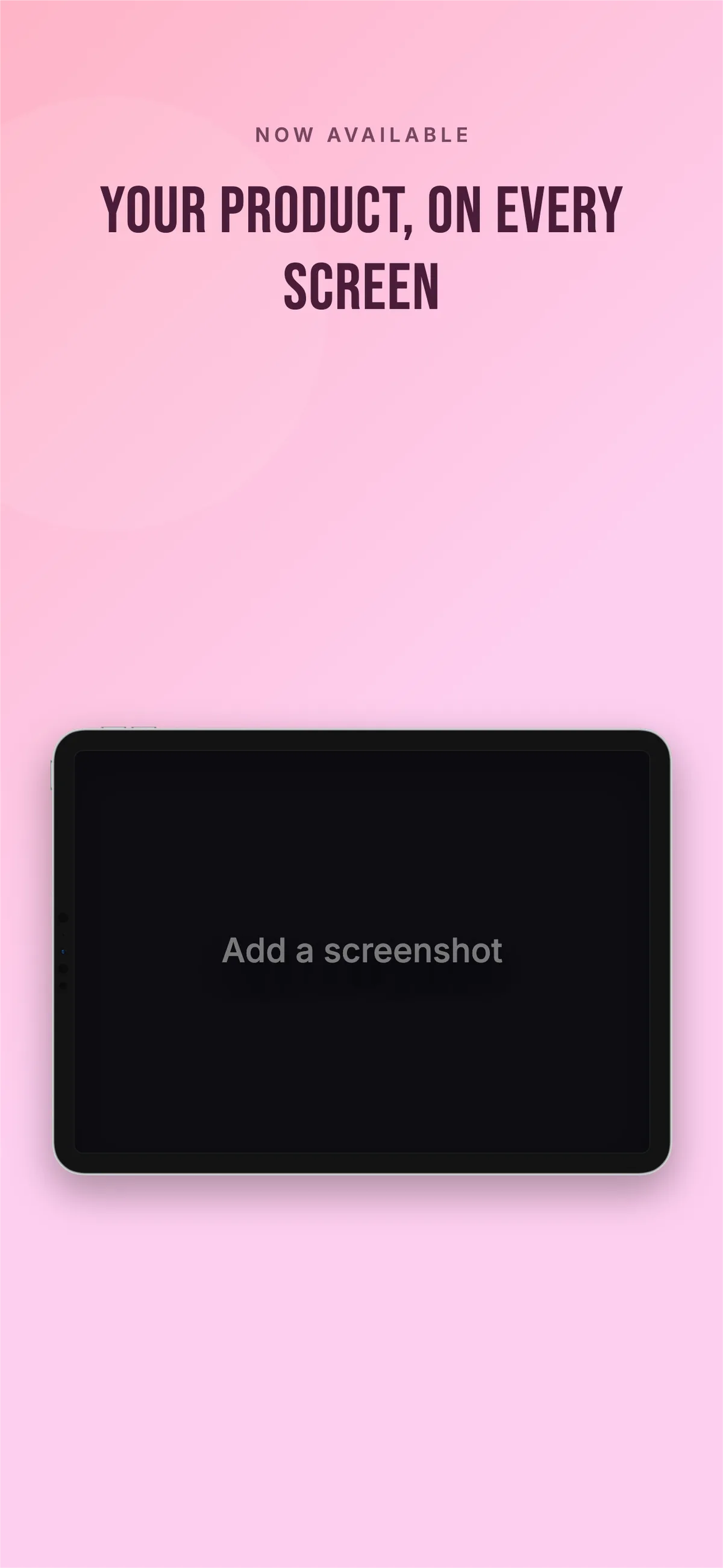 App Store iPhone 6.7" · Tablet template preview
