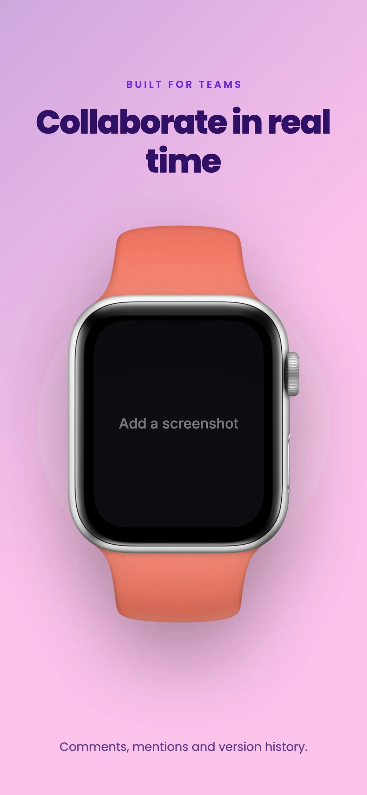 App Store iPhone 6.7" · Watch template preview