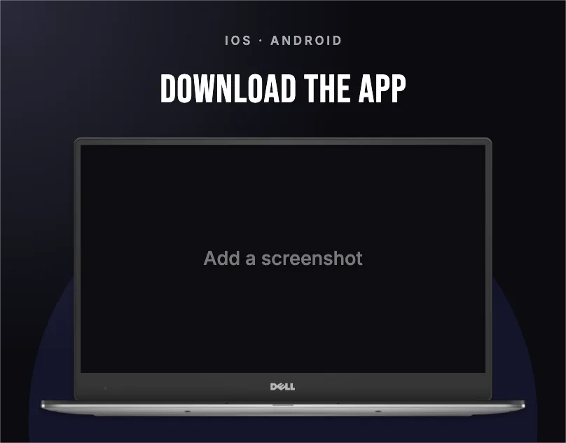 Behance Cover · Laptop template preview