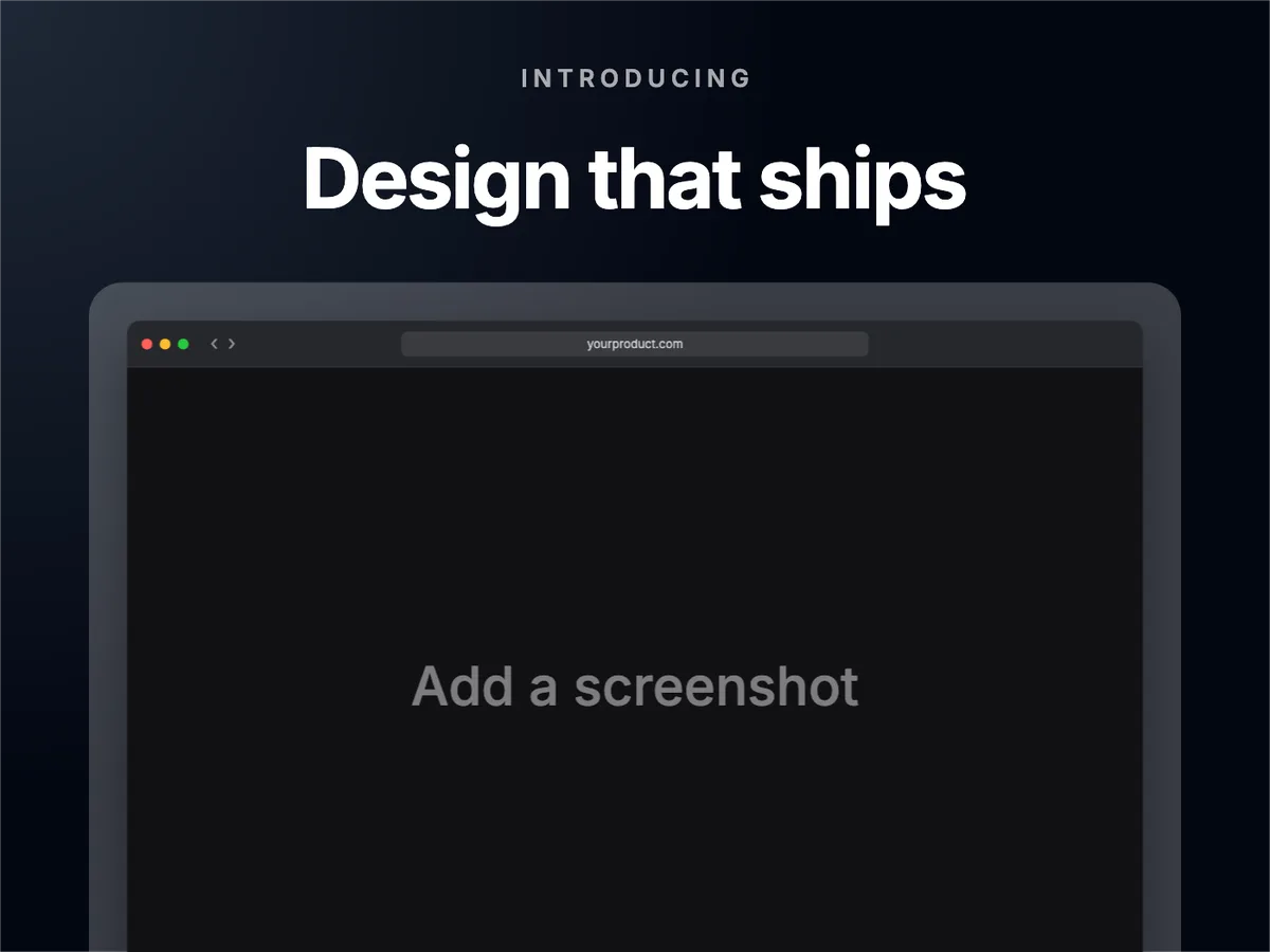 Behance Project image · Floating card template preview