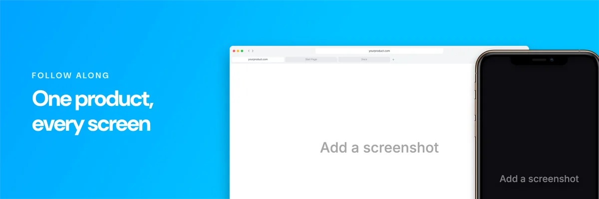 Bluesky Banner · Window + phone template preview