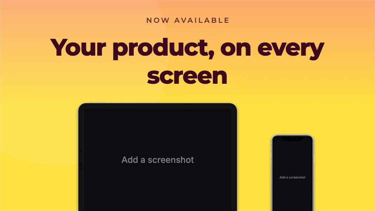 Bluesky Post · Tablet + phone template preview