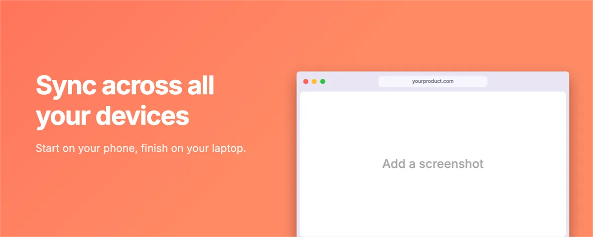 Chrome Web Store Marquee · Browser window template preview