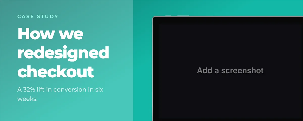 Chrome Web Store Marquee · Split panel template preview