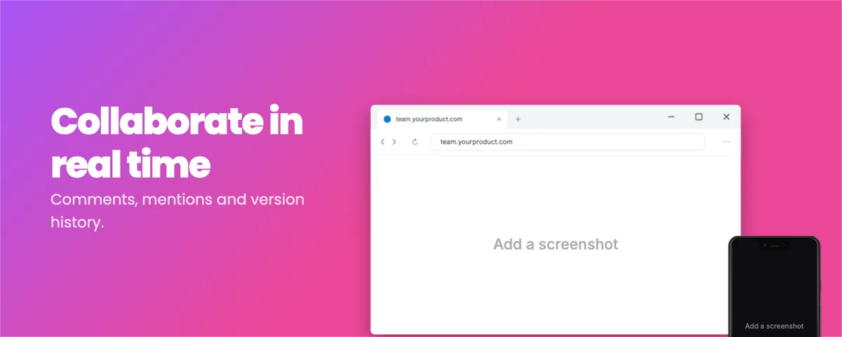 Chrome Web Store Marquee · Web + mobile template preview