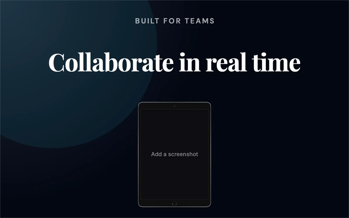 Chrome Web Store Screenshot · Tablet template preview