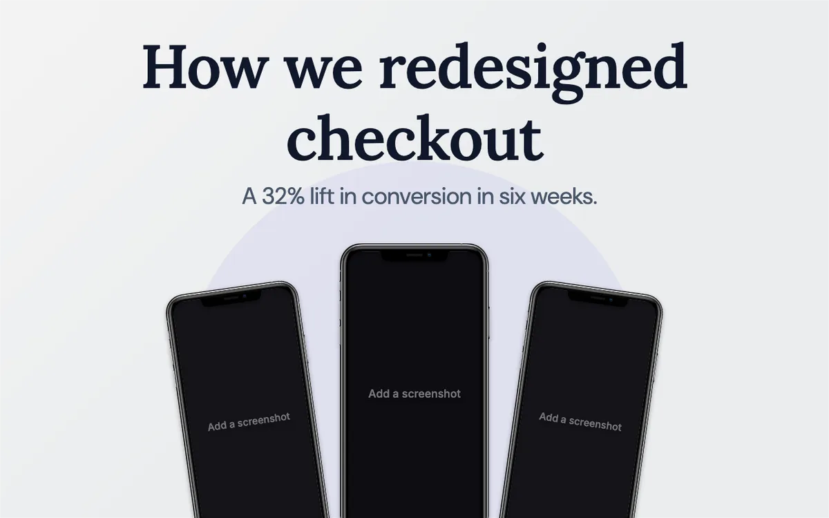 Chrome Web Store Screenshot · Three phones template preview