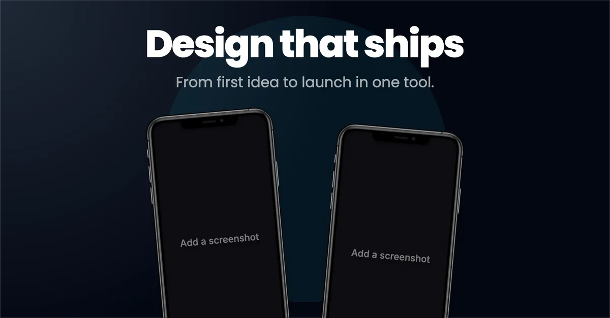 Facebook Cover · Two phones template preview