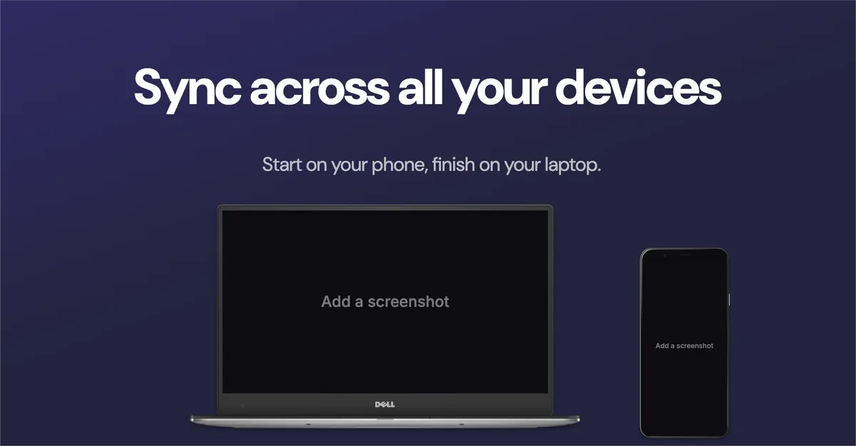 Facebook Cover · Laptop + phone template preview
