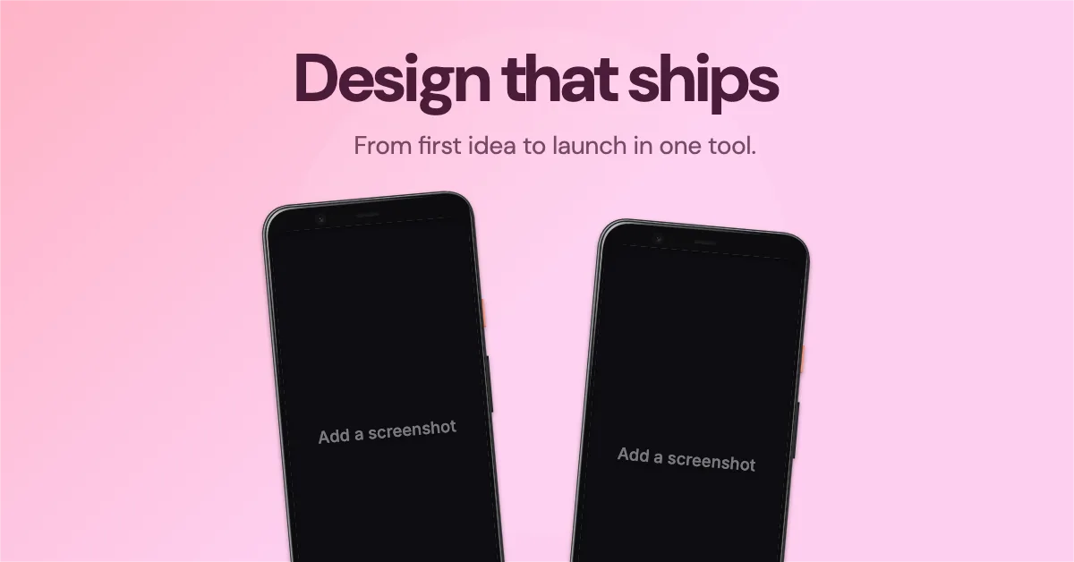 Facebook Post · Two phones template preview