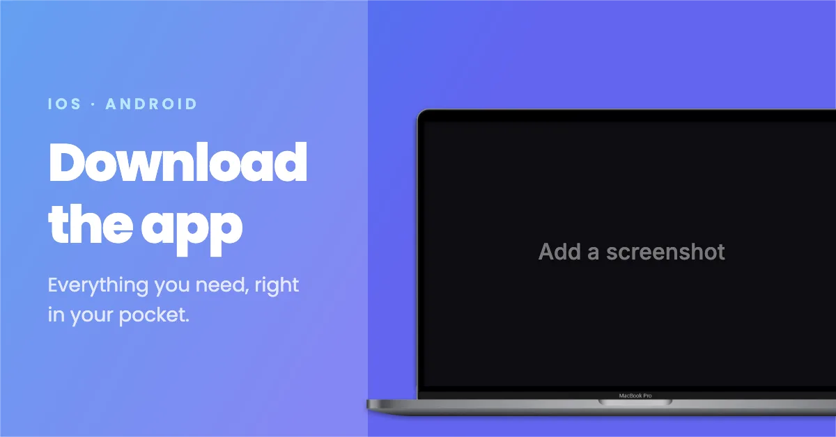 Facebook Post · Split panel template preview