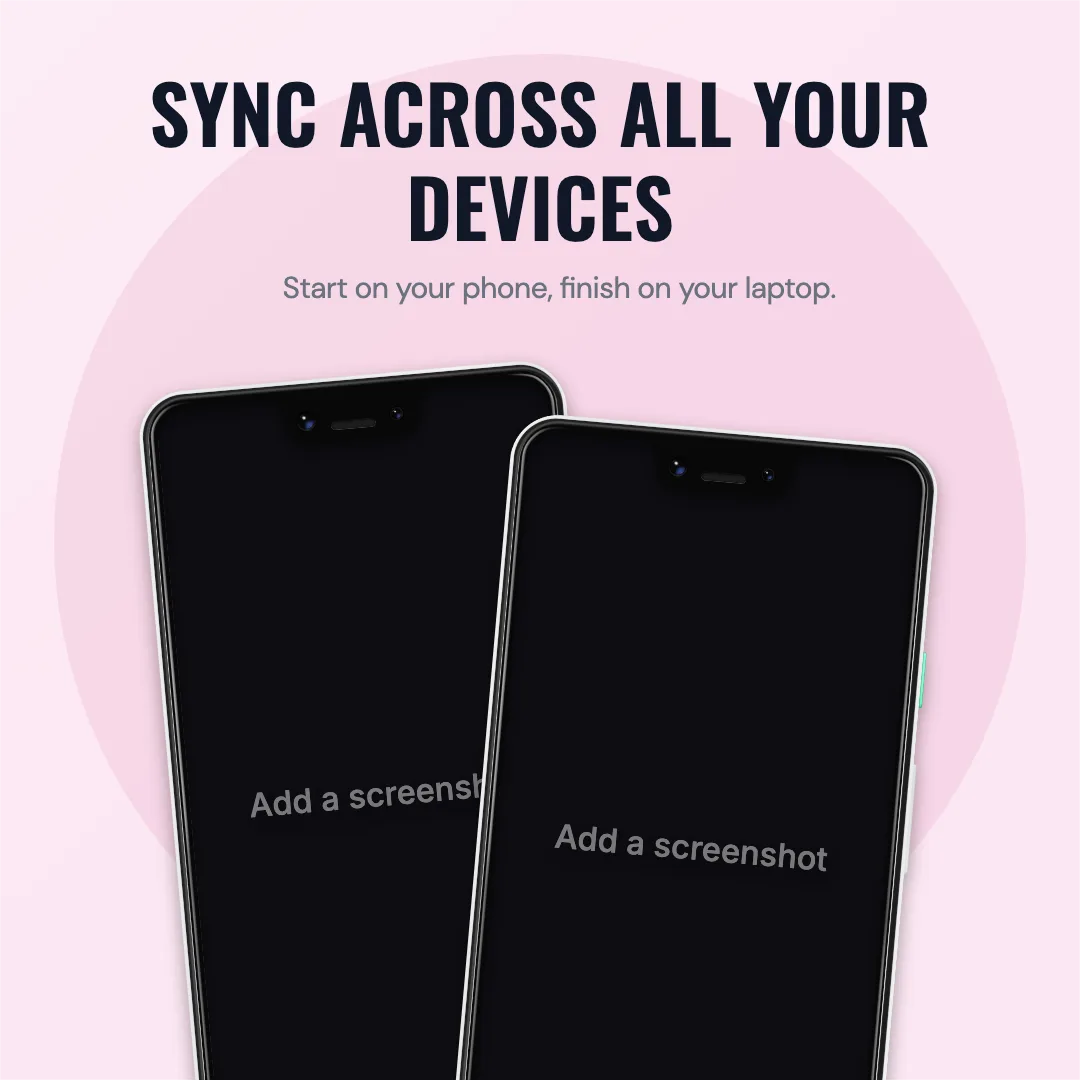Facebook Square · Two phones template preview
