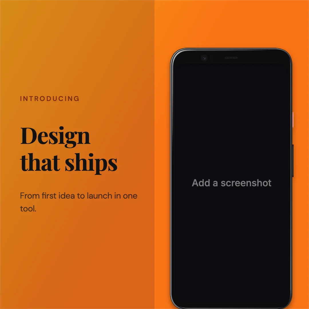 Facebook Square · Split panel template preview