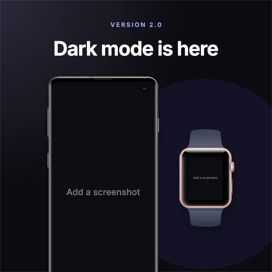 Facebook Square · Watch + phone template preview