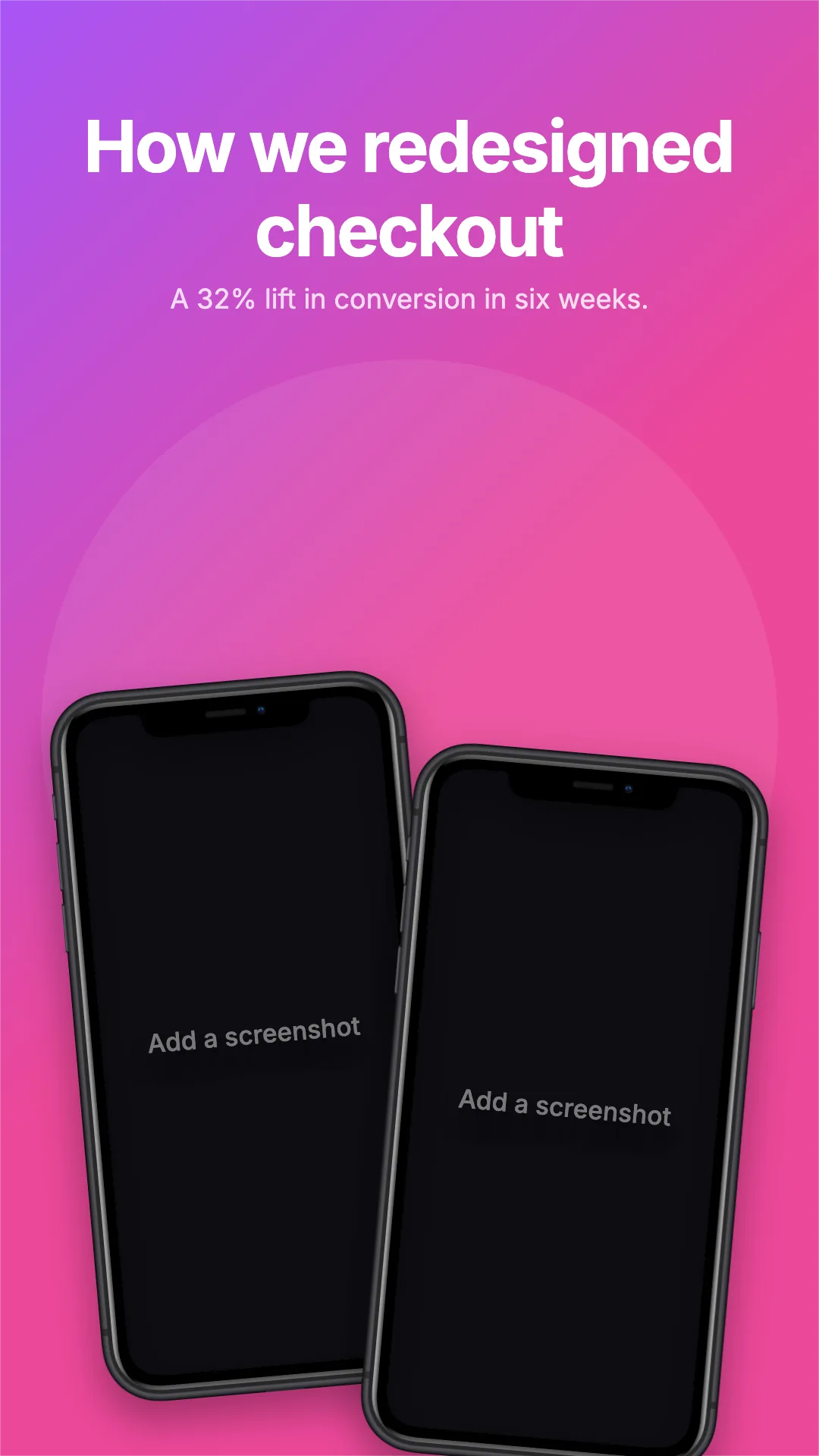 Facebook Story · Two phones template preview