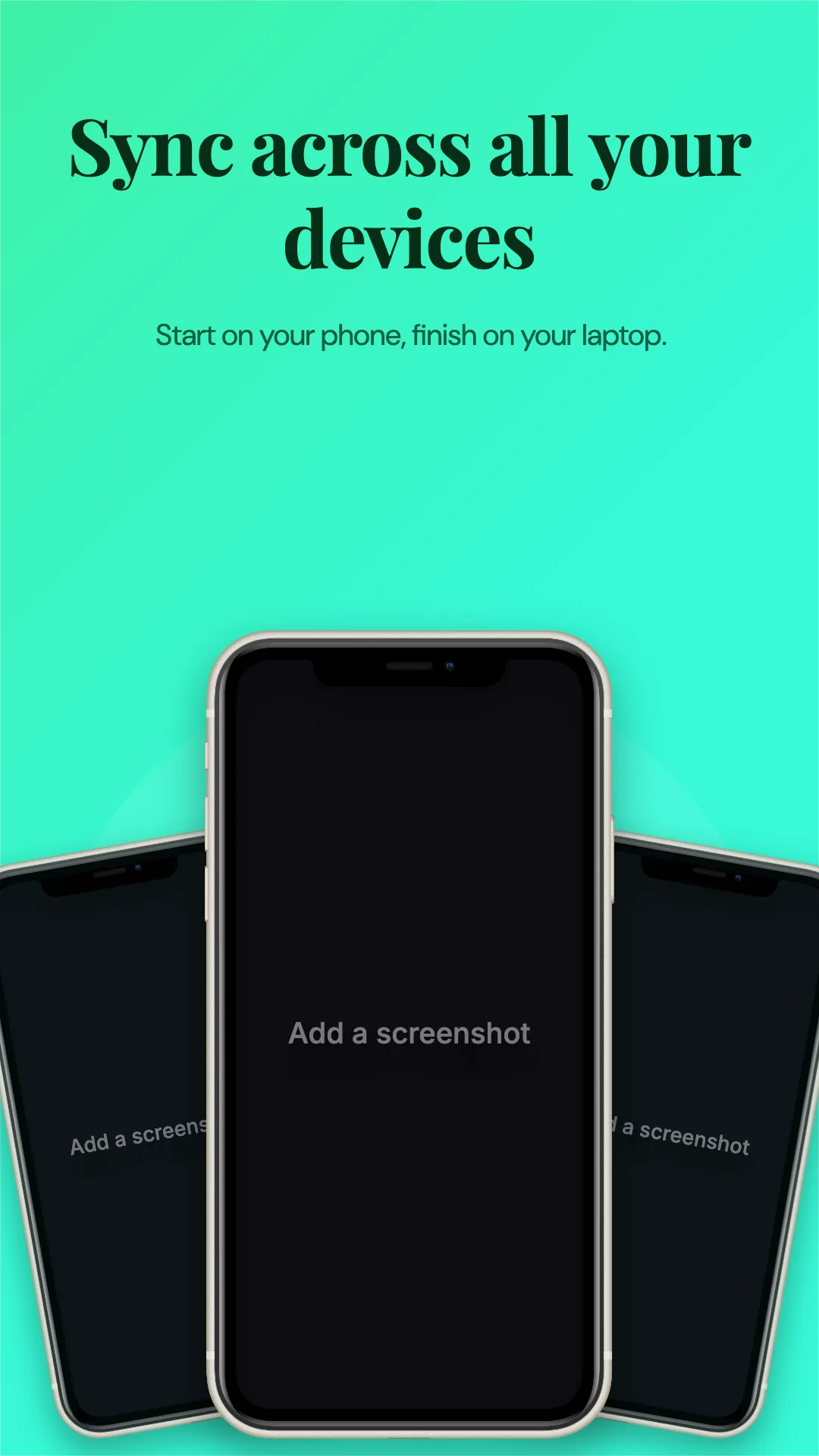 Facebook Story · Three phones template preview