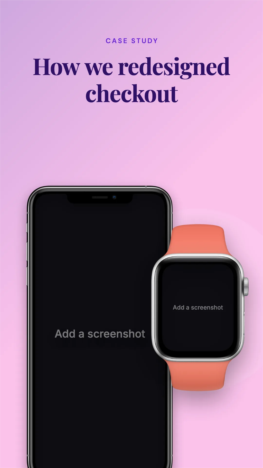 Google Play Screenshot · Watch + phone template preview