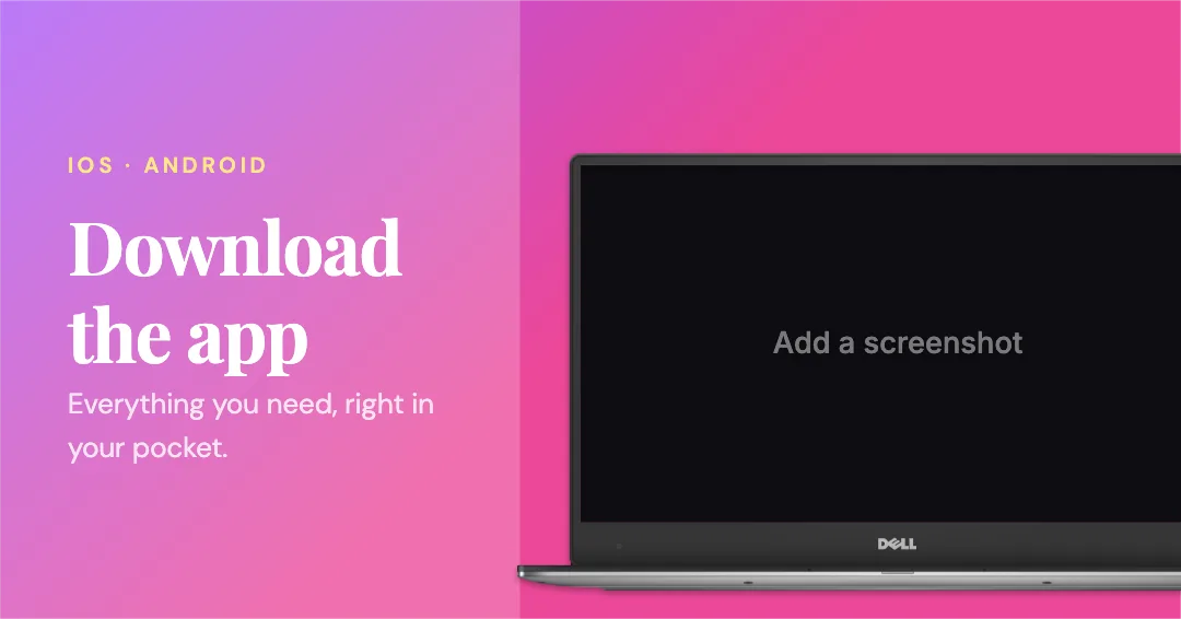 Instagram Landscape · Split panel template preview