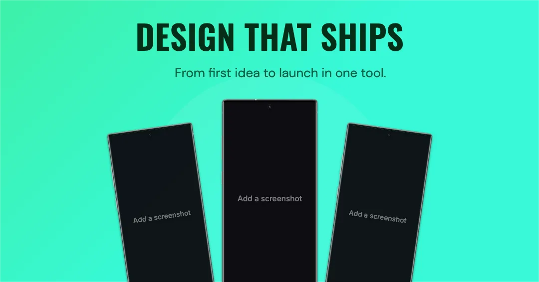 Instagram Landscape · Three phones template preview