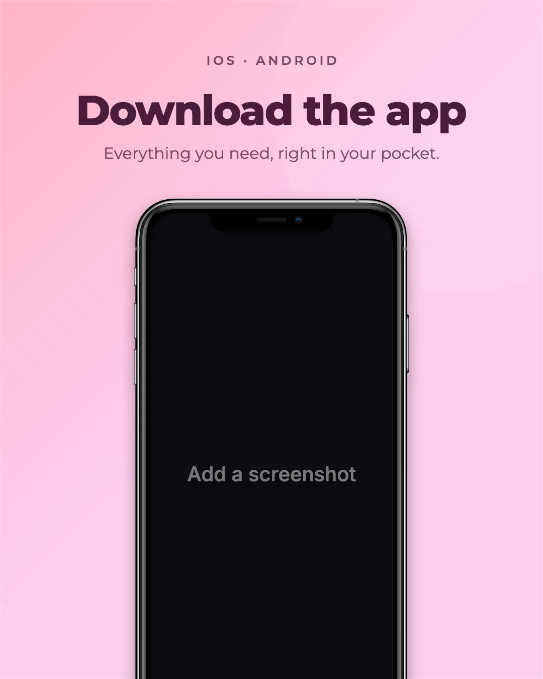 Instagram Portrait · Phone hero template preview