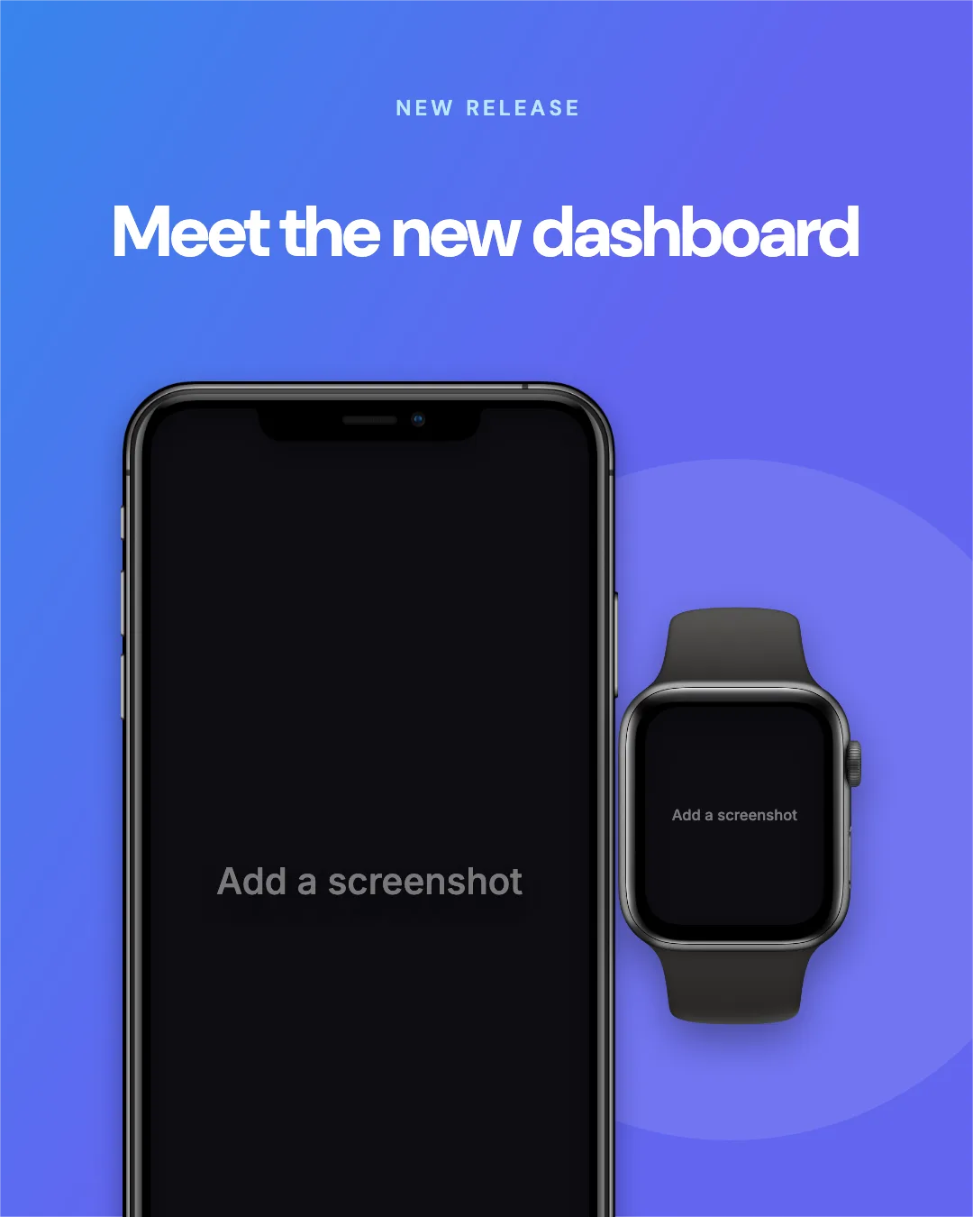 Instagram Portrait · Watch + phone template preview