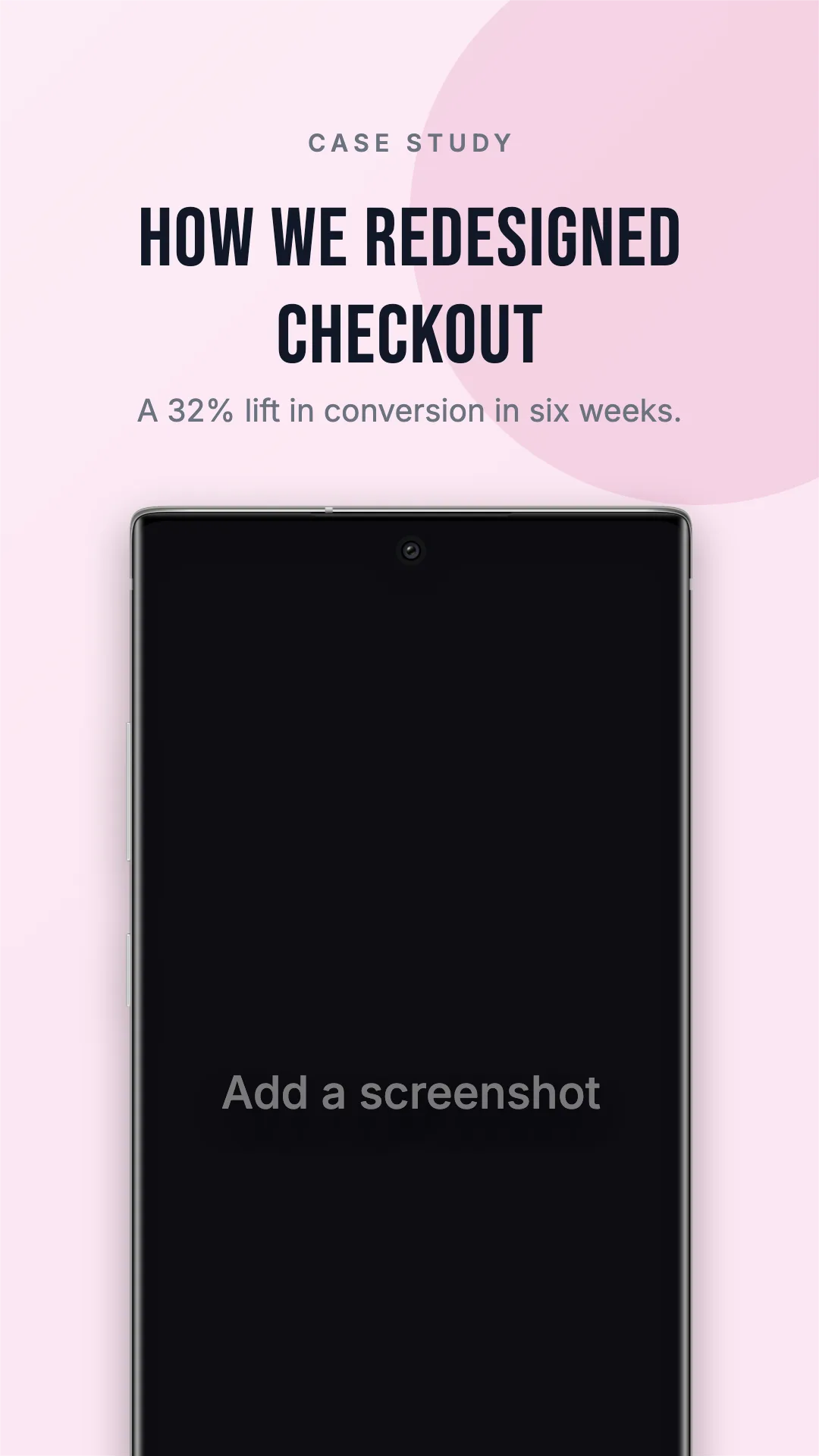 Instagram Story · Phone hero template preview