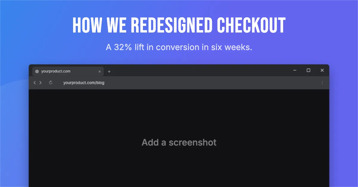 LinkedIn Post · Browser window template preview