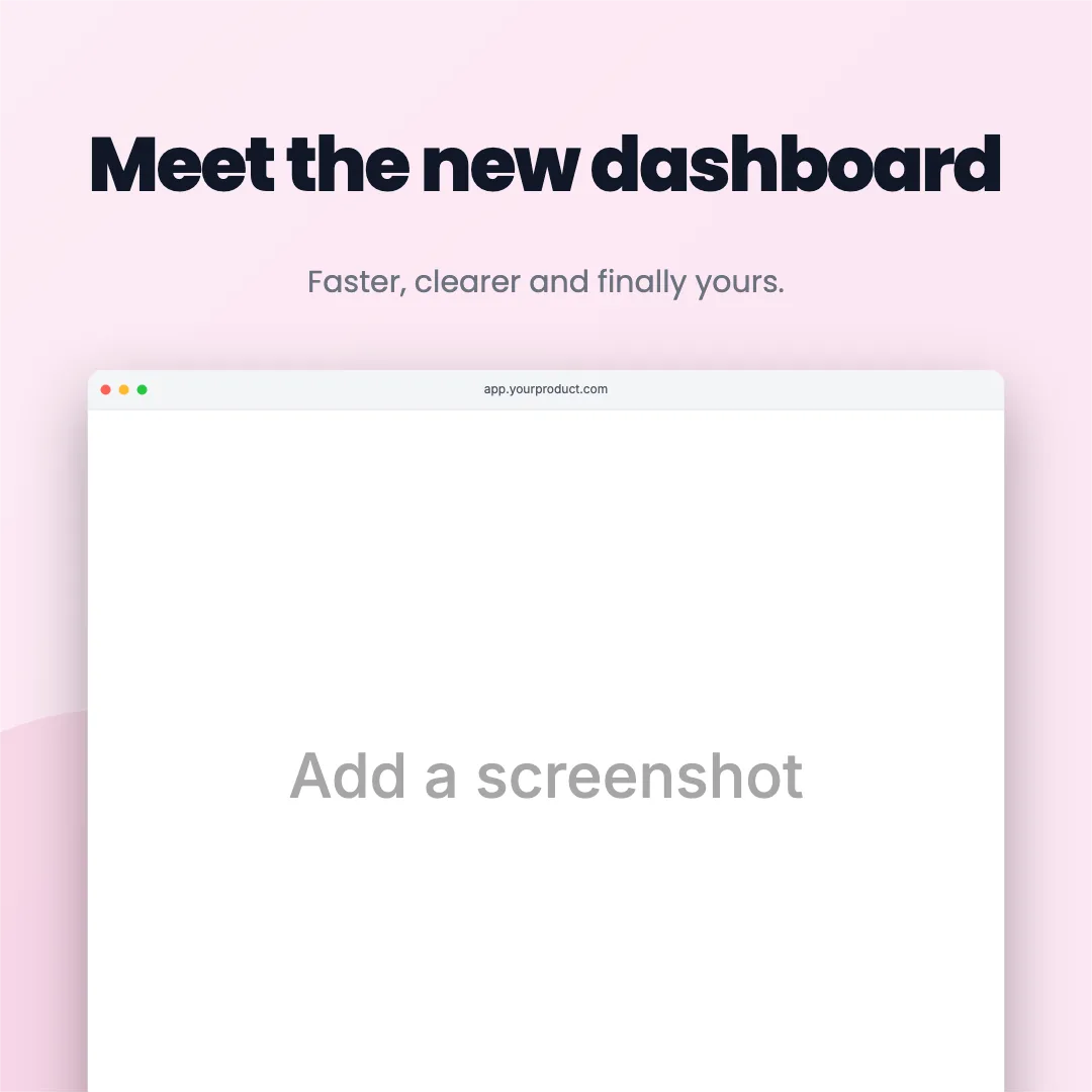 LinkedIn Square · Browser window template preview