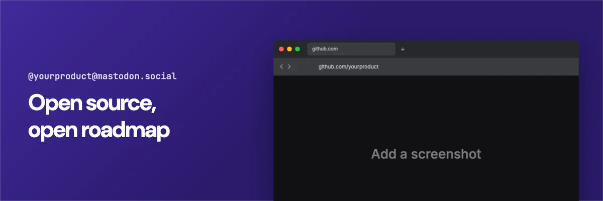 Mastodon Header · Firefox window dark template preview