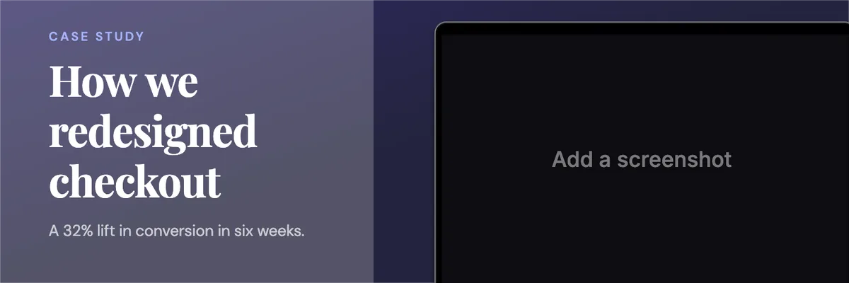 Mastodon Header · Split panel template preview