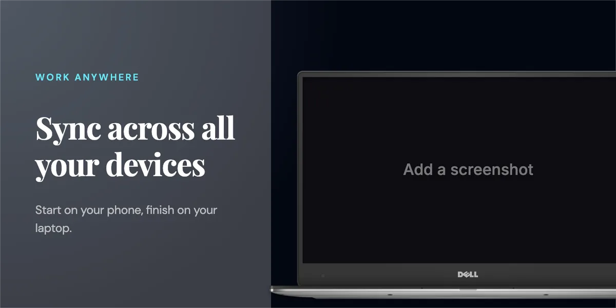 Medium Cover · Split panel template preview