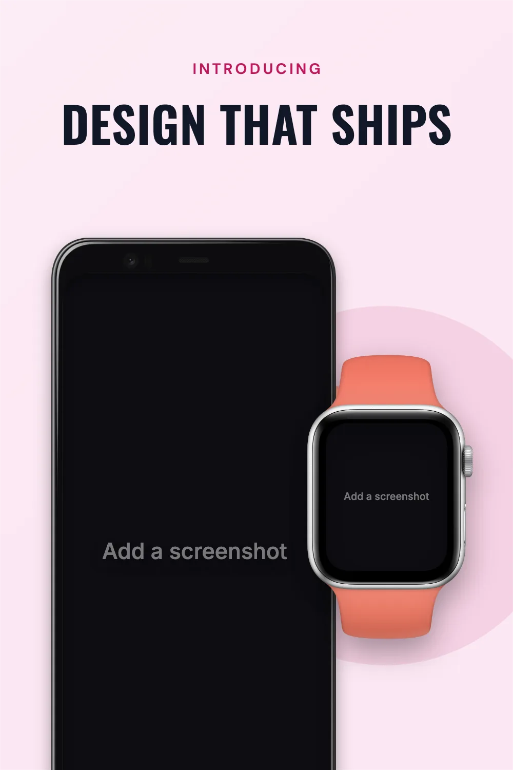 Pinterest Pin · Watch + phone template preview