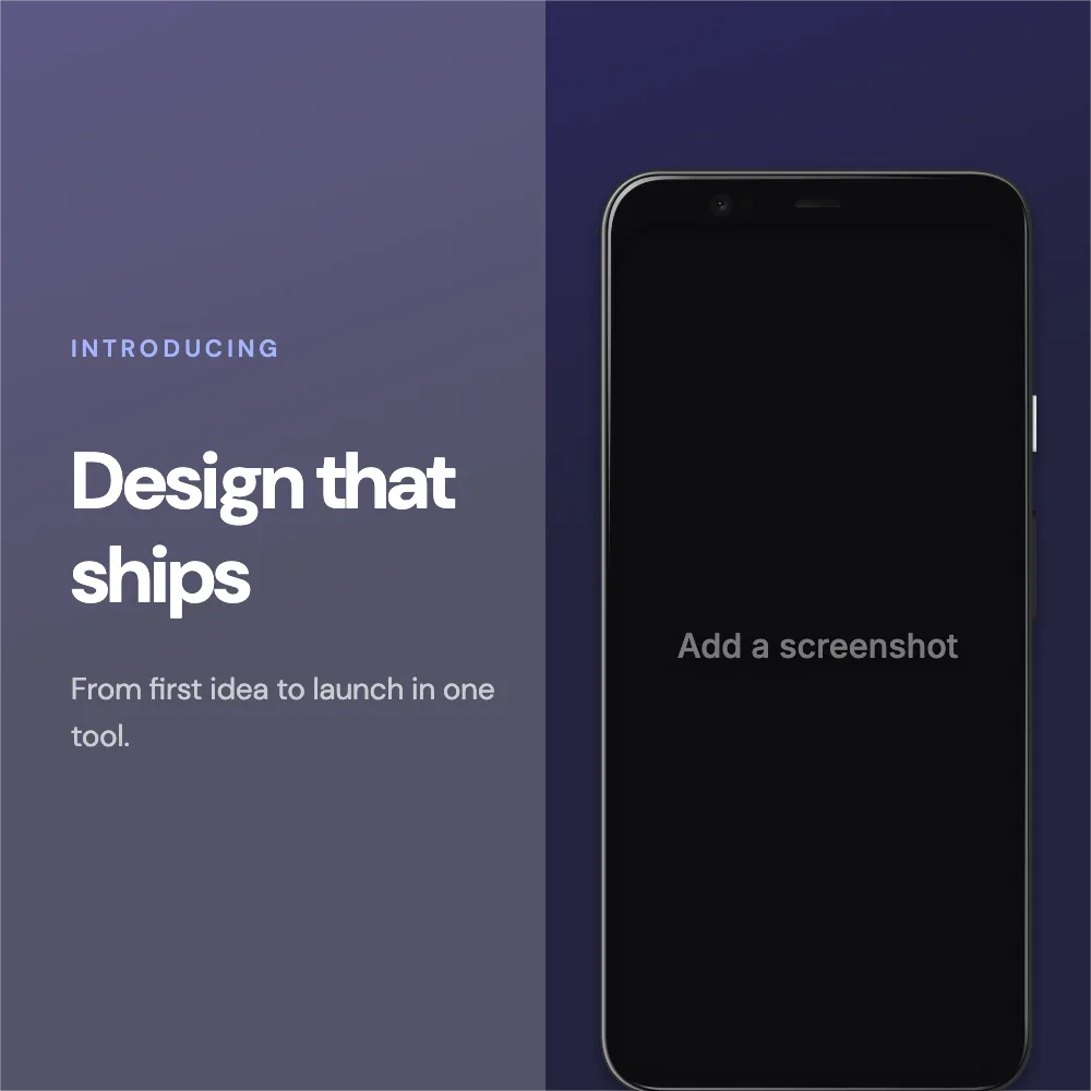 Pinterest Square pin · Split panel template preview