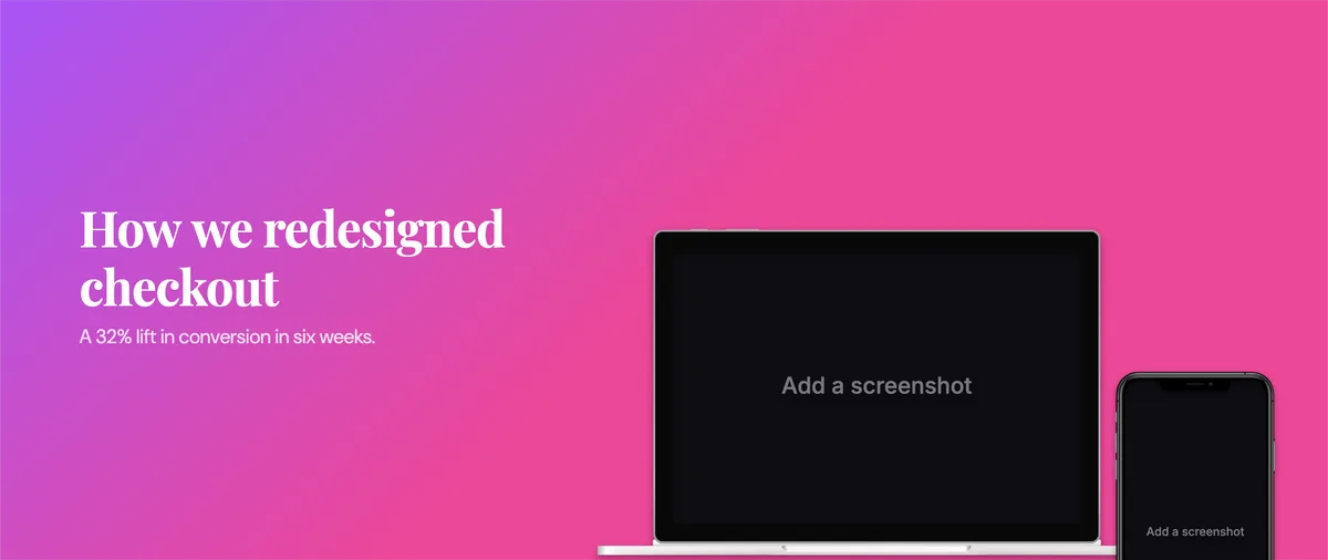Presentation Ultrawide · Laptop + phone template preview