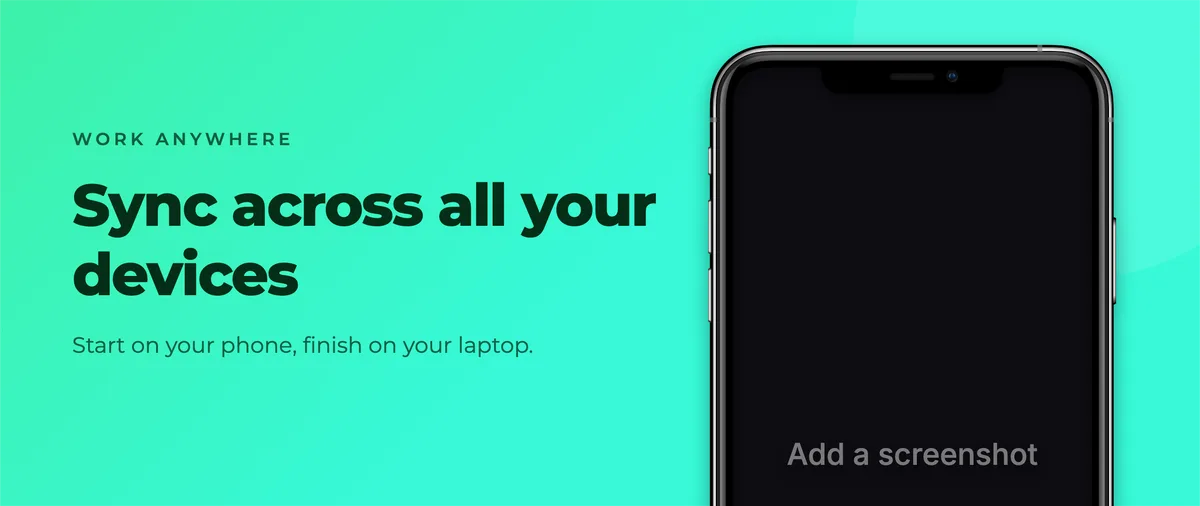 Presentation Ultrawide · Phone hero template preview
