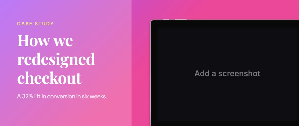 Presentation Ultrawide · Split panel template preview