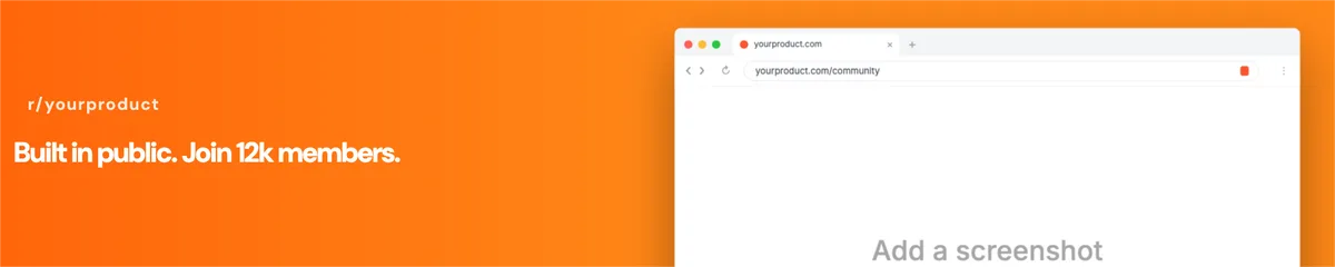 Reddit Banner · Brave window template preview