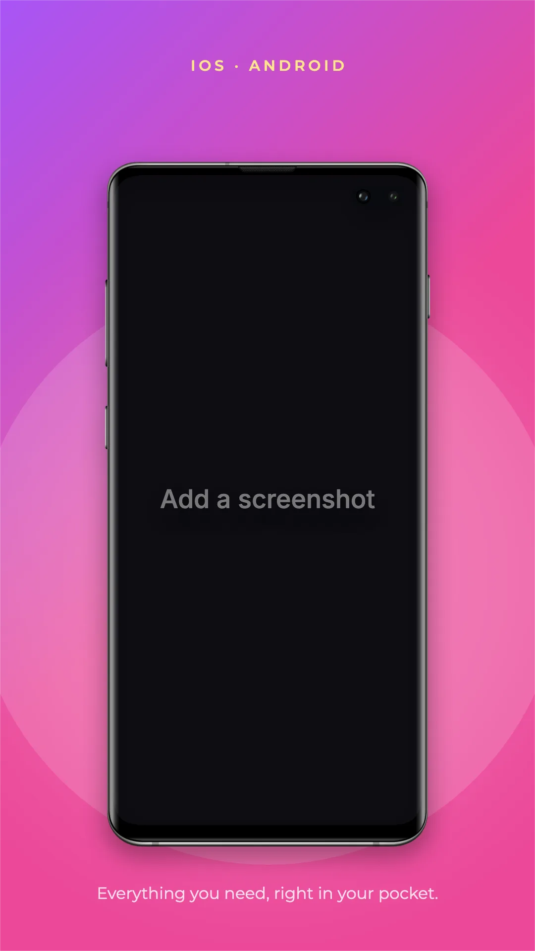 Snapchat Ad · Minimal template preview