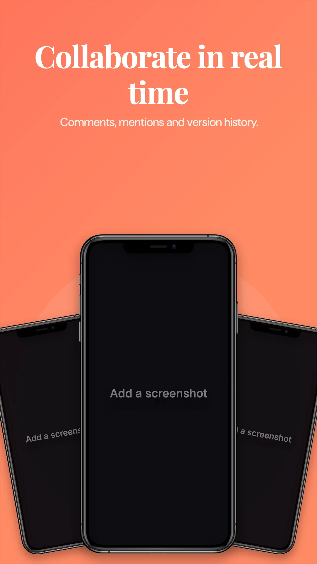 Snapchat Ad · Three phones template preview