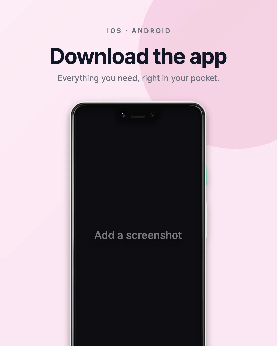 Threads Post · Phone hero template preview